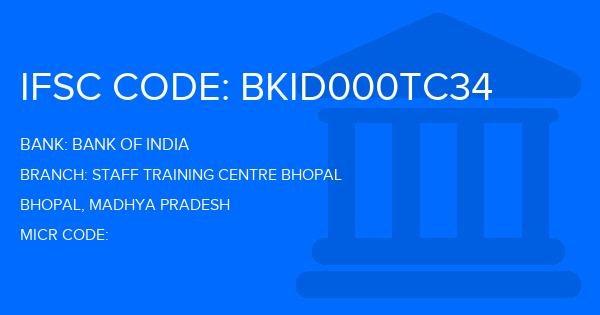 Bank Of India (BOI) Staff Training Centre Bhopal Branch IFSC Code