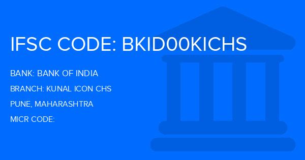 Bank Of India (BOI) Kunal Icon Chs Branch IFSC Code