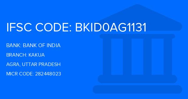 Bank Of India (BOI) Kakua Branch IFSC Code
