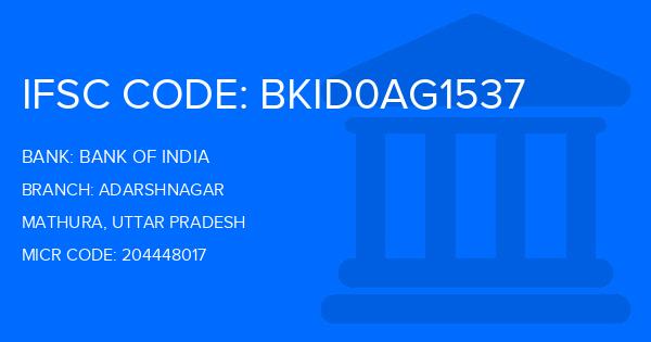 Bank Of India (BOI) Adarshnagar Branch IFSC Code