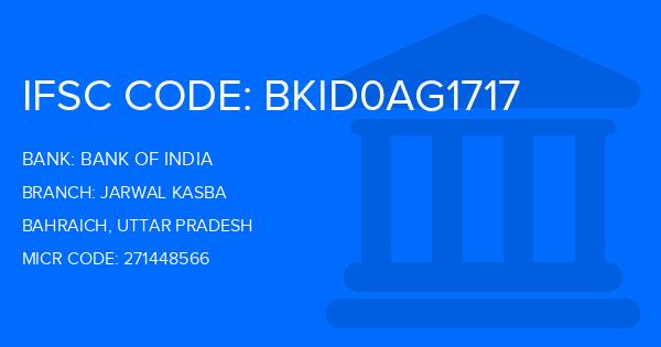Bank Of India (BOI) Jarwal Kasba Branch IFSC Code