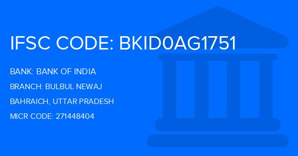 Bank Of India (BOI) Bulbul Newaj Branch IFSC Code