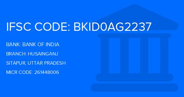 Bank Of India (BOI) Husainganj Branch IFSC Code