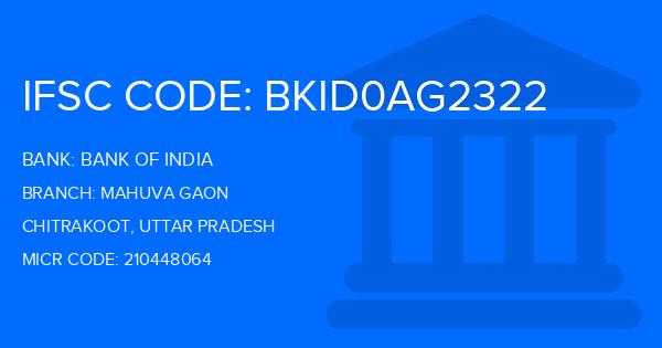 Bank Of India (BOI) Mahuva Gaon Branch IFSC Code