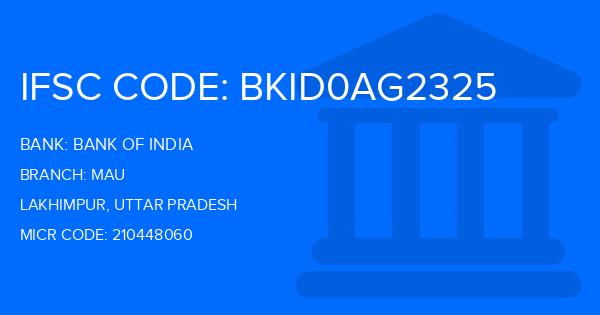 Bank Of India (BOI) Mau Branch IFSC Code