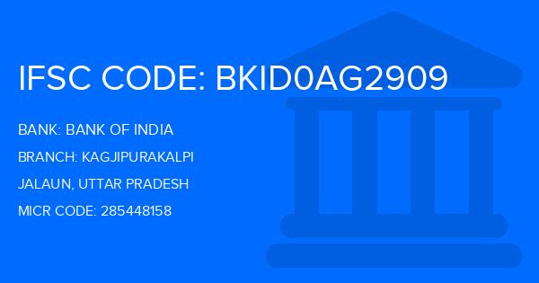 Bank Of India (BOI) Kagjipurakalpi Branch IFSC Code