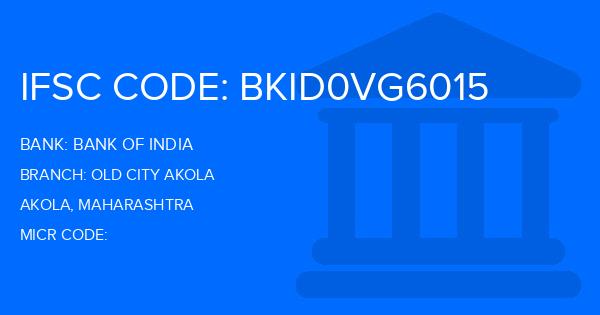 Bank Of India (BOI) Old City Akola Branch IFSC Code