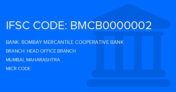 Bombay Mercantile Cooperative Bank Head Office Branch