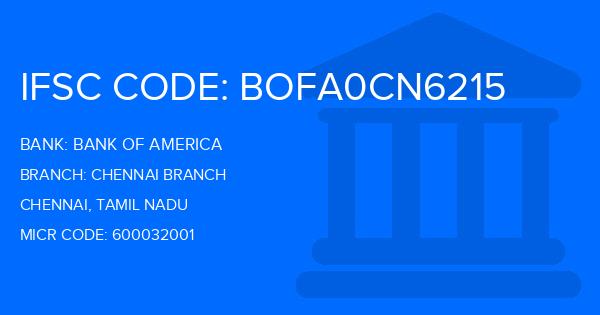 Bank Of America (BOA) Chennai Branch