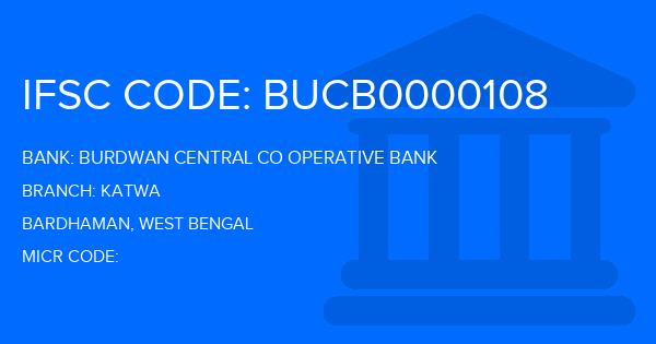 Burdwan Central Co Operative Bank Katwa Branch IFSC Code