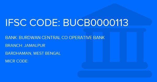 Burdwan Central Co Operative Bank Jamalpur Branch IFSC Code