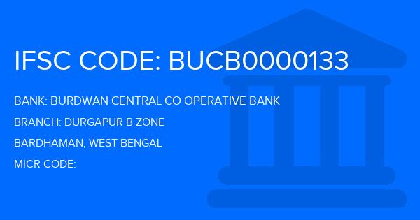 Burdwan Central Co Operative Bank Durgapur B Zone Branch IFSC Code