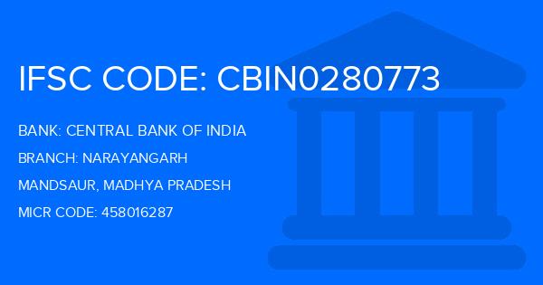 Central Bank Of India (CBI) Narayangarh Branch IFSC Code
