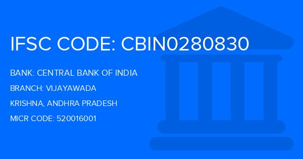 Central Bank Of India (CBI) Vijayawada Branch IFSC Code