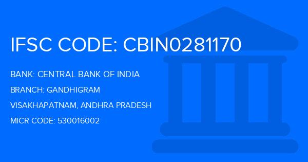 Central Bank Of India (CBI) Gandhigram Branch IFSC Code