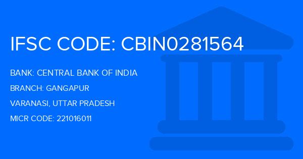Central Bank Of India (CBI) Gangapur Branch IFSC Code
