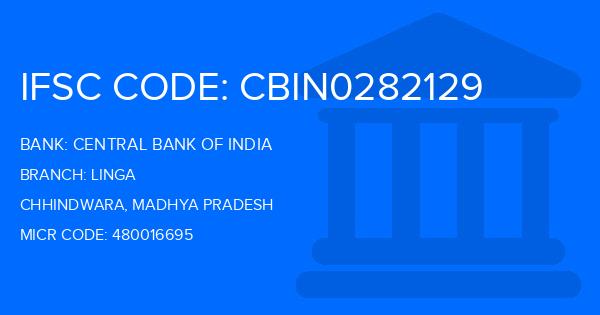 Central Bank Of India (CBI) Linga Branch IFSC Code