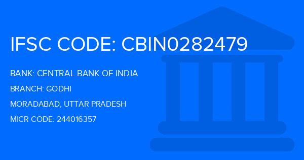 Central Bank Of India (CBI) Godhi Branch IFSC Code