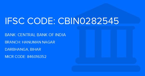 Central Bank Of India (CBI) Hanuman Nagar Branch IFSC Code