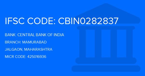 Central Bank Of India (CBI) Mamurabad Branch IFSC Code