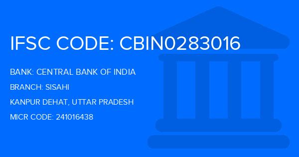 Central Bank Of India (CBI) Sisahi Branch IFSC Code