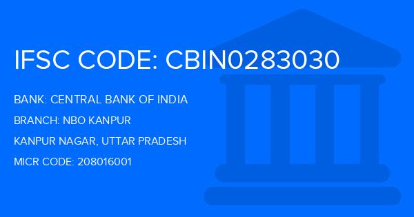 Central Bank Of India (CBI) Nbo Kanpur Branch IFSC Code