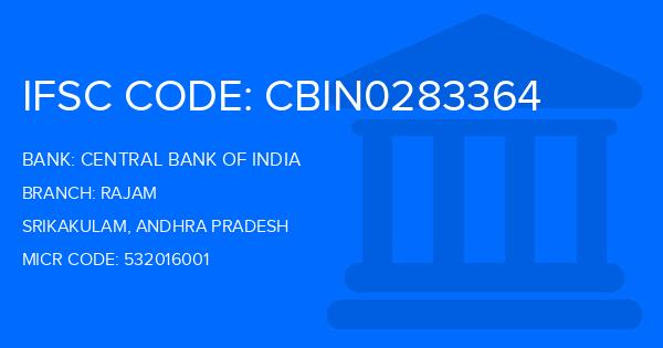 Central Bank Of India (CBI) Rajam Branch IFSC Code