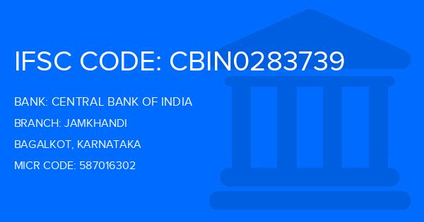 Central Bank Of India (CBI) Jamkhandi Branch IFSC Code
