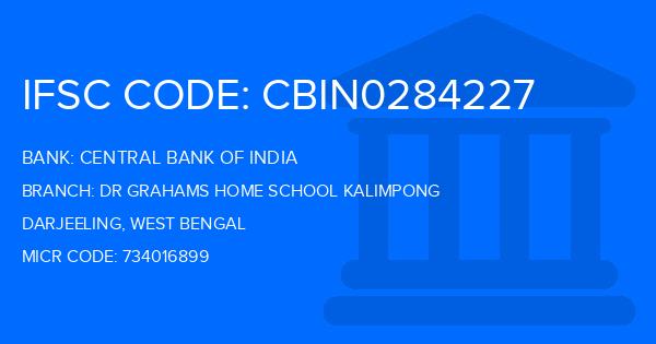 Central Bank Of India (CBI) Dr Grahams Home School Kalimpong Branch IFSC Code