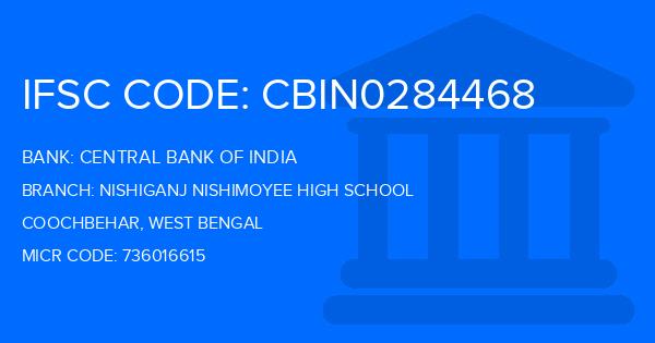 Central Bank Of India (CBI) Nishiganj Nishimoyee High School Branch IFSC Code