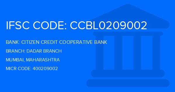 Citizen Credit Cooperative Bank Dadar Branch