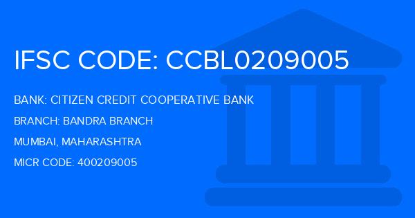 Citizen Credit Cooperative Bank Bandra Branch