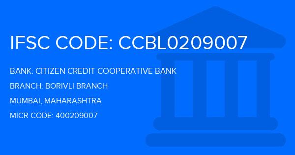 Citizen Credit Cooperative Bank Borivli Branch