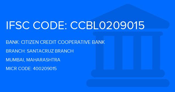 Citizen Credit Cooperative Bank Santacruz Branch