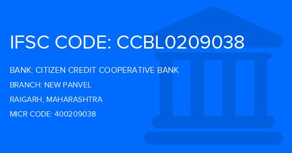 Citizen Credit Cooperative Bank New Panvel Branch IFSC Code