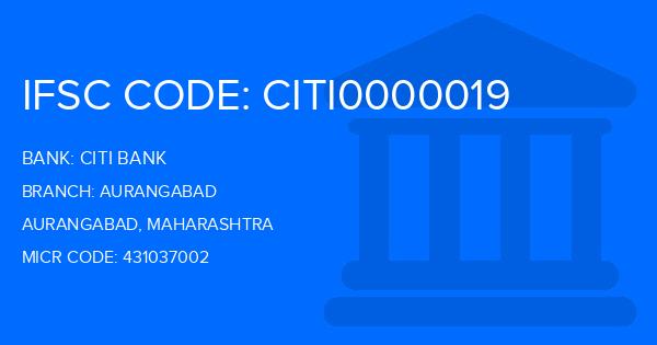 Citi Bank Aurangabad Branch IFSC Code