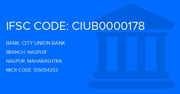 City Union Bank (CUB) Nagpur Branch IFSC Code