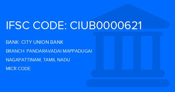 City Union Bank (CUB) Pandaravadai Mappadugai Branch IFSC Code