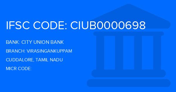 City Union Bank (CUB) Virasingankuppam Branch IFSC Code