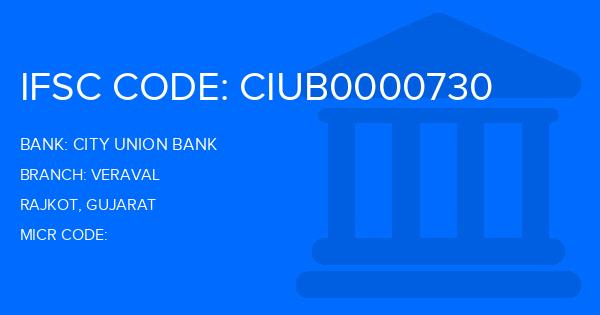 City Union Bank (CUB) Veraval Branch IFSC Code