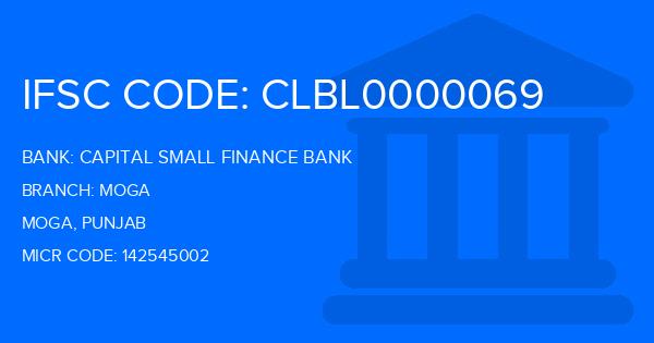 Capital Small Finance Bank Moga Branch IFSC Code
