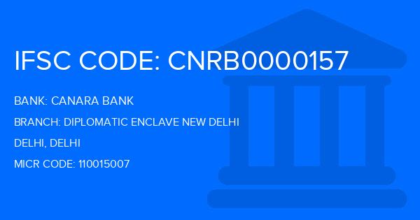 Canara Bank Diplomatic Enclave New Delhi Branch IFSC Code