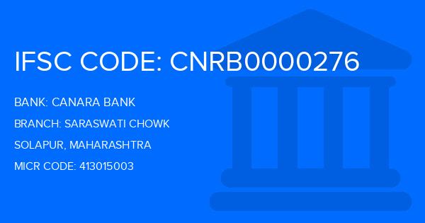 Canara Bank Saraswati Chowk Branch IFSC Code