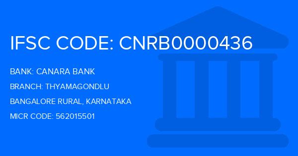 Canara Bank Thyamagondlu Branch IFSC Code