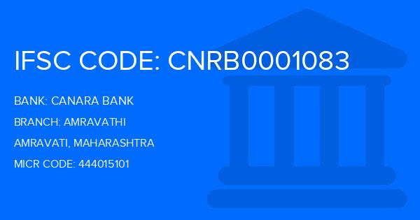 Canara Bank Amravathi Branch IFSC Code