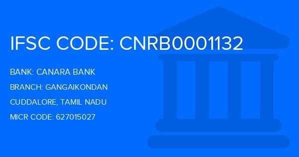 Canara Bank Gangaikondan Branch IFSC Code