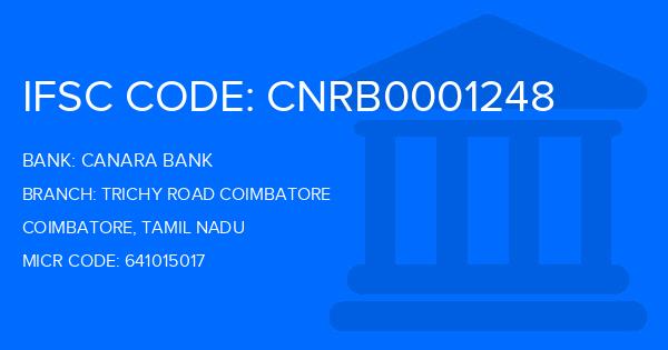Canara Bank Trichy Road Coimbatore Branch IFSC Code