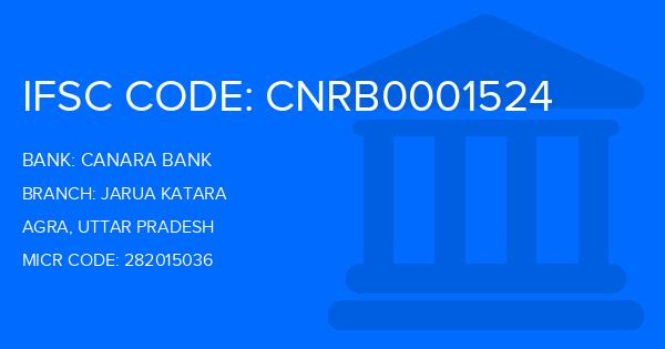 Canara Bank Jarua Katara Branch IFSC Code