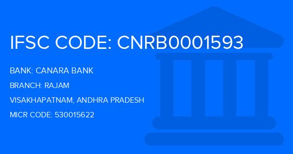 Canara Bank Rajam Branch IFSC Code