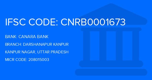 Canara Bank Darshanapur Kanpur Branch IFSC Code